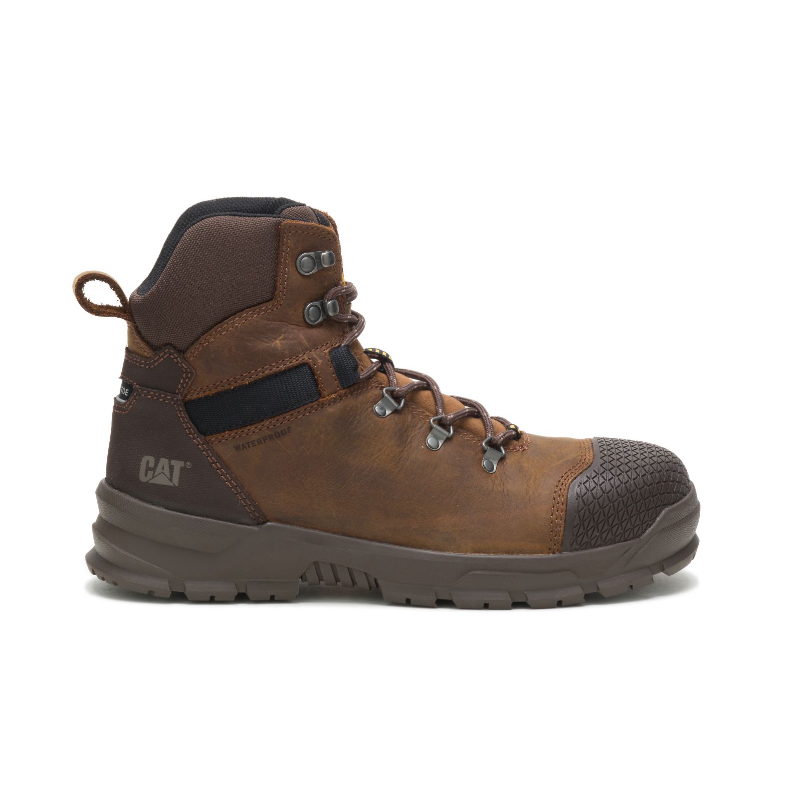 Men's Caterpillar Accomplice X Waterproof Steel Toe Steel Toe Boots Brown Ireland EODR37546